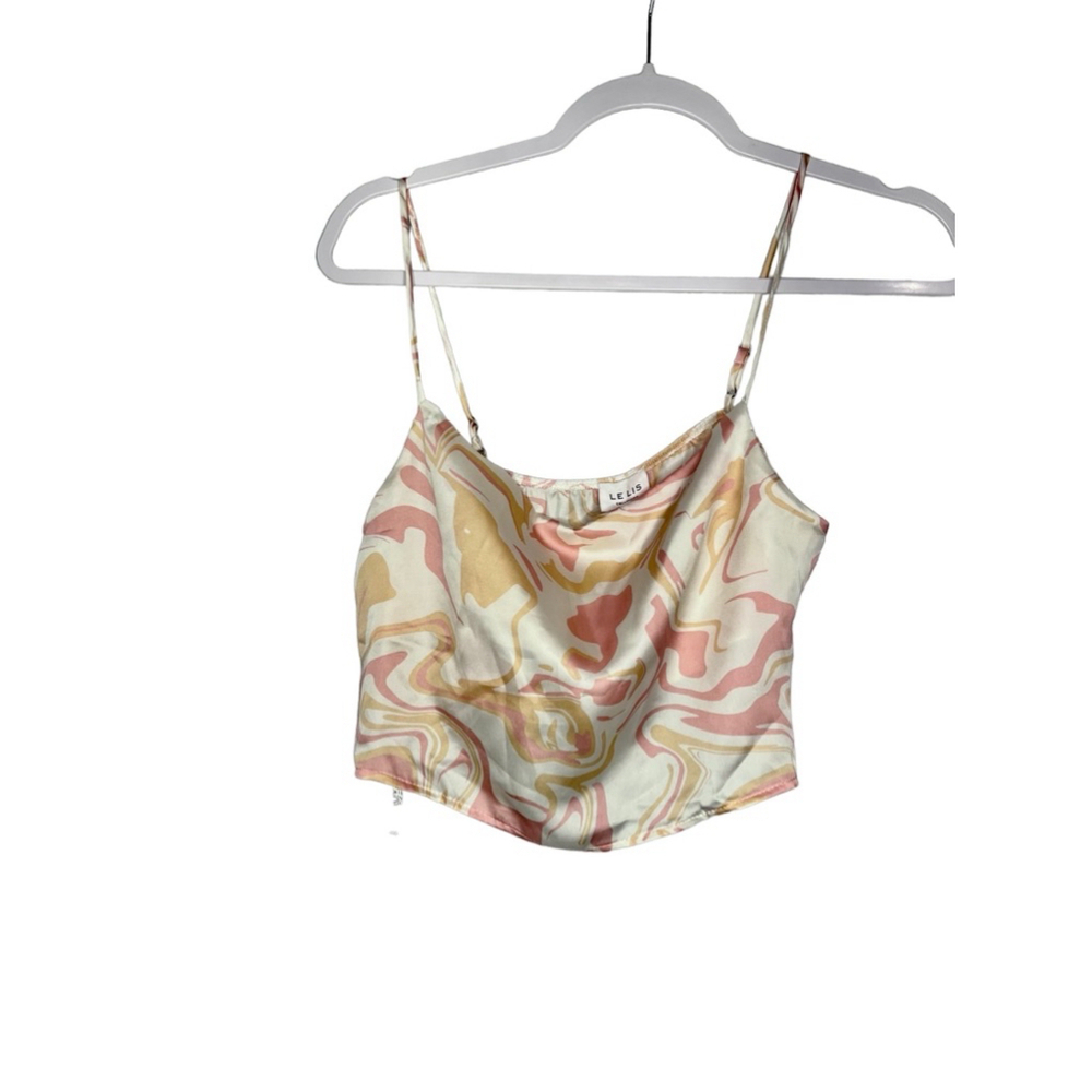 Lelis satin croptop